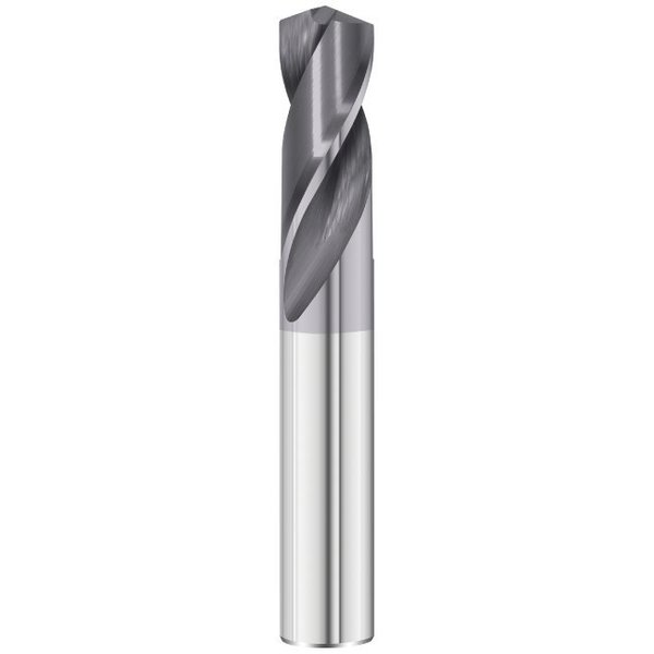 Fullerton Tool 2-Flute - 135° Point - 1500 Notched Cam Point Drills, FC7, RH Spiral, Notched, Stub,  13293